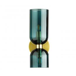 Odeon light 4803/2W MIDCENT ODL21 363 бронзовый/синий Бра с выкл. E14 2*60W ORINOCO 